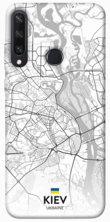 Чехол на Huawei Y6p Kiev white map фото 1 из 1