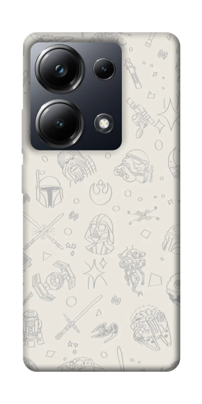 Чохол на Xiaomi Poco M6 Pro 4G Star Wars background ver.1 фото 1 з 1