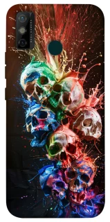 Чохол на TECNO Spark 6 Go Skulls фото 1 з 1