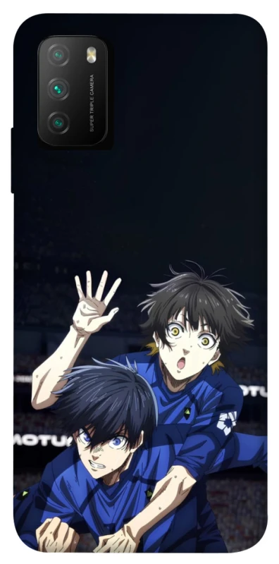 Чехол на Xiaomi Poco M3 Blue Lock v2 фото 1 из 1