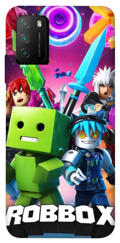Чохол на Xiaomi Poco M3 Roblox gaming heroes фото 1 з 1