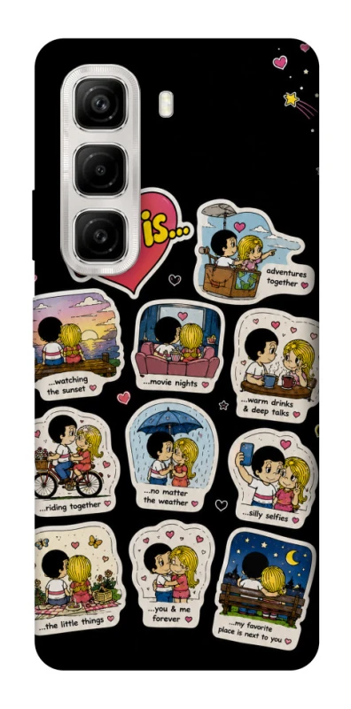 Чохол на Infinix Hot 50 4G Love is ver.4 фото 1 з 1