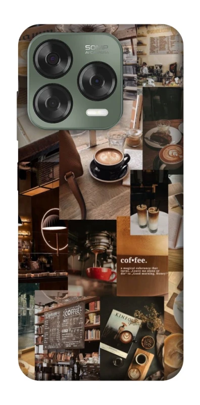 Чохол на ZTE Nubia V70 Design Coffee collage ver.2 фото 1 з 1