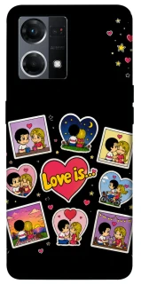 Чехол на Oppo Reno 7 4G Love is ver.2 фото 1 из 1