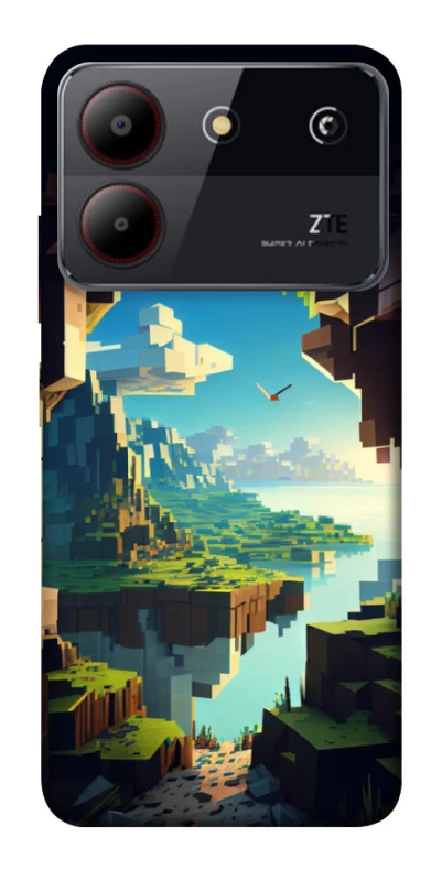 Чохол на ZTE Blade A54 4G Minecraft sunrise фото 1 з 1