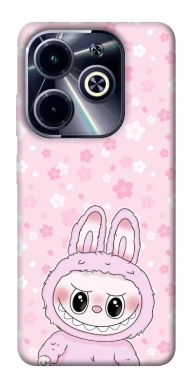 Чохол на Infinix Hot 40i Pink Labubu фото 1 з 1