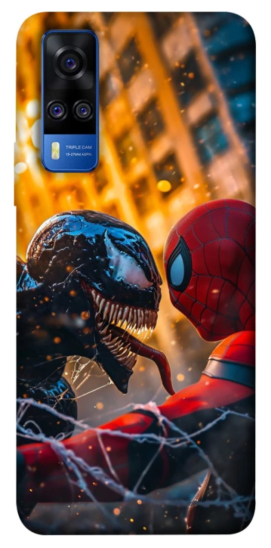 Чехол на Vivo Y51a Venom vs Spiderman фото 1 из 1