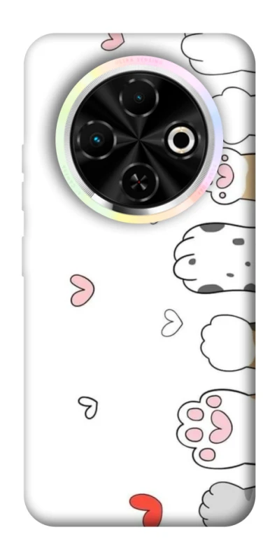 Чехол на TECNO Spark 30C Paws фото 1 из 1