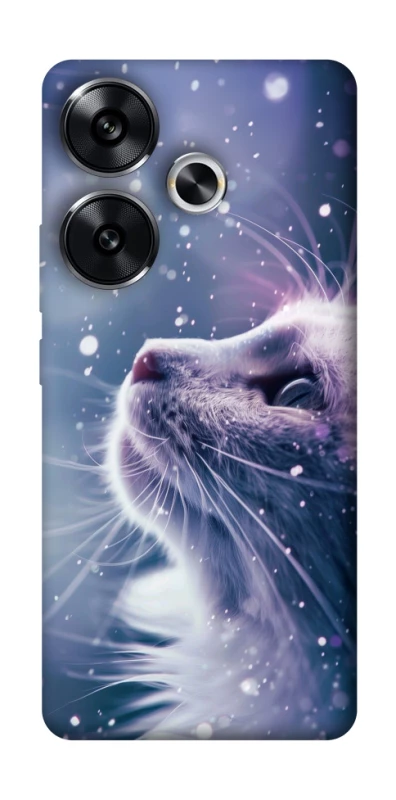 Чехол на Xiaomi Poco F6 Snow cat фото 1 из 1