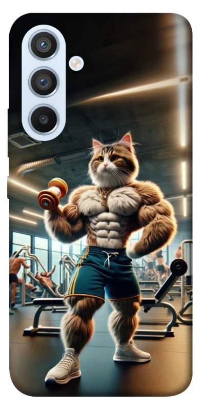 Чехол на Samsung Galaxy A54 5G Качок кот фото 1 из 1