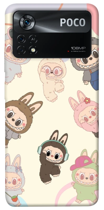 Чохол на Xiaomi Poco X4 Pro 5G Labubu Dance фото 1 з 1