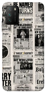 Чехол на Xiaomi Poco M3 Harry Potter newspaper фото 1 из 1
