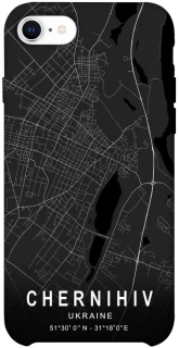 Чехол на Apple iPhone SE (2020) Chernihiv map фото 1 из 1