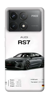 Чохол на Xiaomi Poco F6 Pro Audi RS7 фото 1 з 1