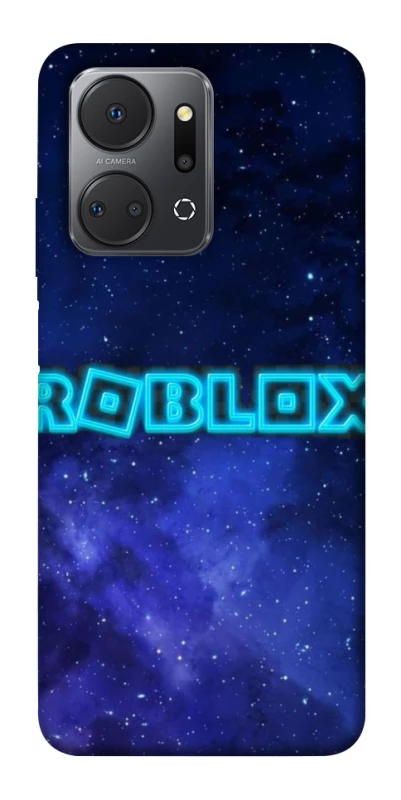 Чохол на Huawei Honor X7a Roblox Space Logo Blue фото 1 з 1