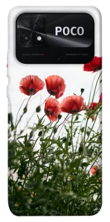 Чохол на Xiaomi Poco C40 Поле маків фото 1 з 1