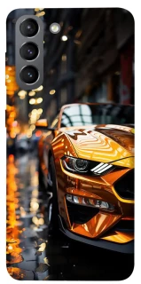 Чохол на Samsung Galaxy S21 Golden sports car фото 1 з 1