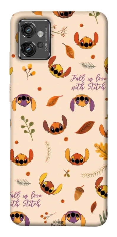 Чехол на Motorola Moto G32 Fall in love with Stitch фото 1 Чехол на Motorola Moto G32 Fall in love with Stitch фото 1 из 1