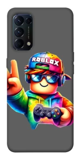 Чехол на Oppo Reno 5 4G Roblox Gamer Peace фото 1 из 1