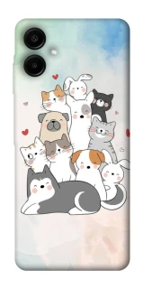 Чехол на Samsung Galaxy A07 Funny Pets ver.2 фото 1 из 1