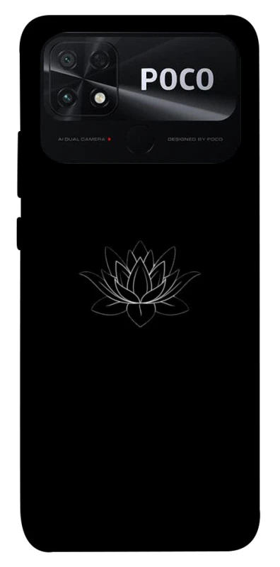 Чохол на Xiaomi Poco C40 Black Lotus фото 1 з 1