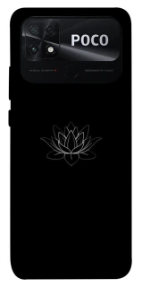 Чохол на Xiaomi Poco C40 Black Lotus фото 1 Чохол на Xiaomi Poco C40 Black Lotus фото 1 з 1