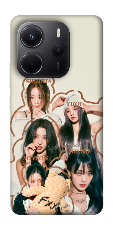 Чехол на Xiaomi Redmi Note 14 4G (Europe version) (G)I-DLE фото 1 из 1