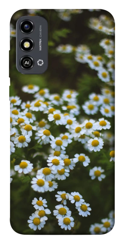 Чехол на ZTE Blade A53 Ромашки v13 фото 1 из 1