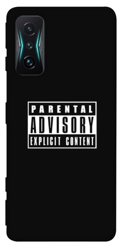 Чохол на Xiaomi Redmi K50 Gaming Parental Advisory Label фото 1 з 1