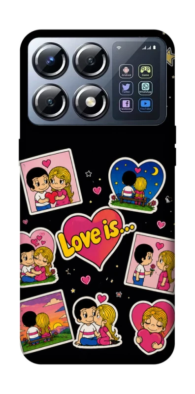 Чохол на Xiaomi POCO X8 Pro Love is фото 1 з 1
