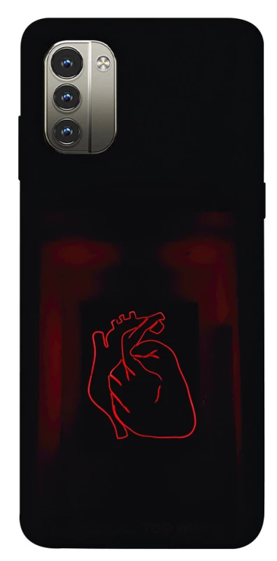 Чехол на Nokia G11 Красное сердце фото 1 из 1