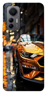 Чохол на Xiaomi 12 Lite Golden sports car фото 1 з 1