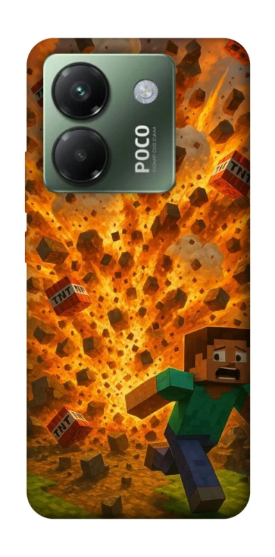 Чохол на Xiaomi Poco M7 pro 5G Minecraft v7 фото 1 з 1