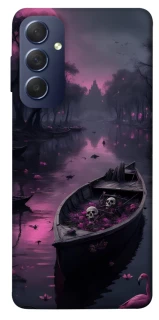 Чехол на Samsung Galaxy M54 5G Boat and flamingo фото 1 из 1