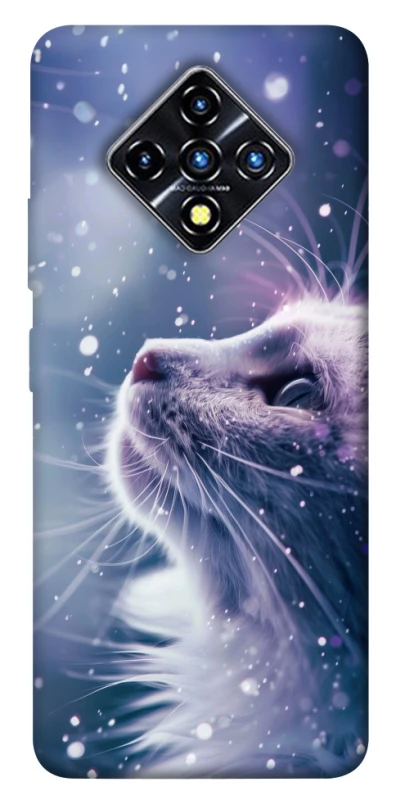 Чехол на Infinix Zero 8 Snow cat фото 1 из 1