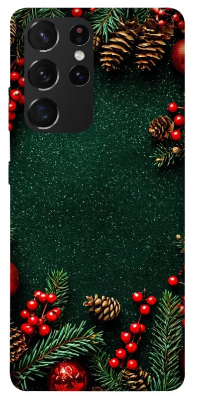 Чехол на Samsung Galaxy S21 Ultra Новогодний v30 фото 1 из 1