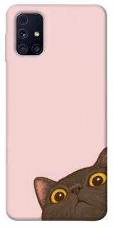Чохол на Samsung Galaxy M31s Peeping cat фото 1 з 1
