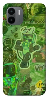 Чохол на Xiaomi Redmi A1 / A2 Dandysworld tv green theme фото 1 з 1