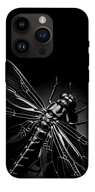 Чехол на Apple iPhone 14 Pro (6.1") Black dragonfly фото 1 из 1