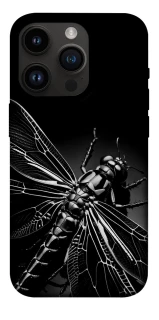 Чехол на Apple iPhone 14 Pro (6.1") Black dragonfly фото 1 из 1