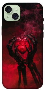 Чохол на Apple iPhone 15 Plus (6.7") Heart in the hands of a skeleton фото 1 з 1
