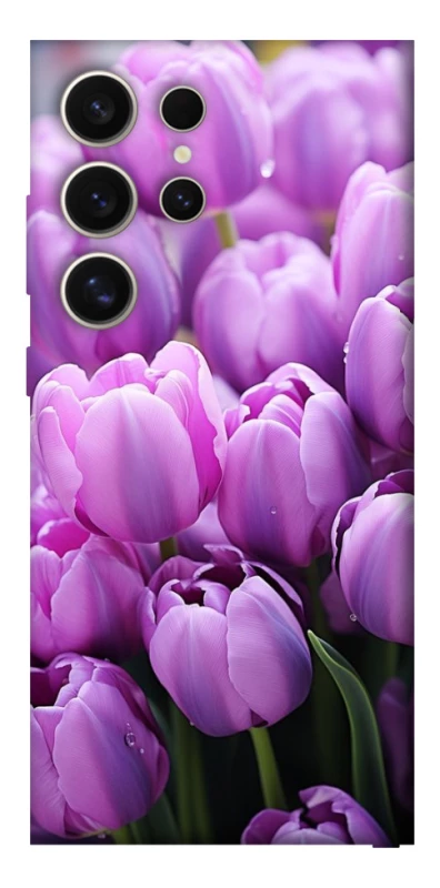 Чехол на Samsung Galaxy S25 Ultra Фиолетовые тюльпаны фото 1 из 1
