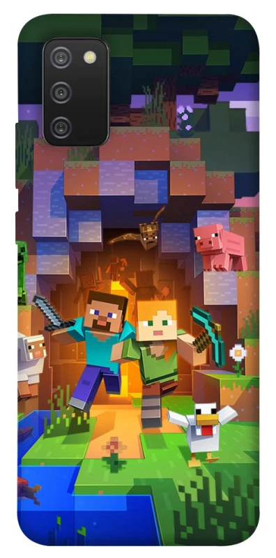 Чехол на Samsung Galaxy A02s Minecraft game фото 1 из 1