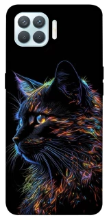 Чохол на Oppo F17 Pro Чорний кіт фото 1 з 1