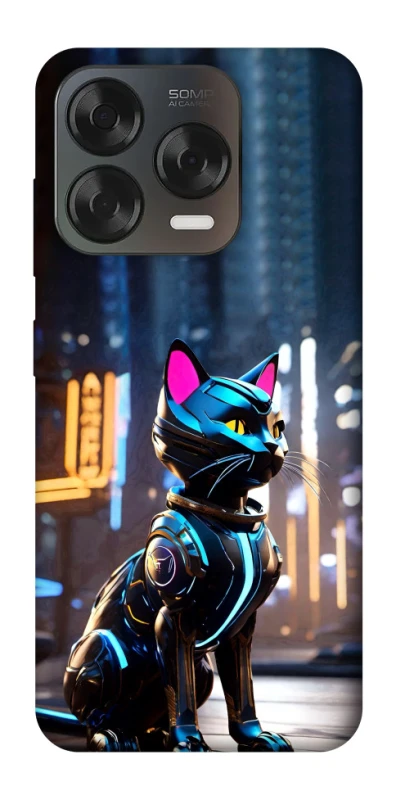 Чехол на ZTE Blade V70 Design Cyber cat фото 1 из 2