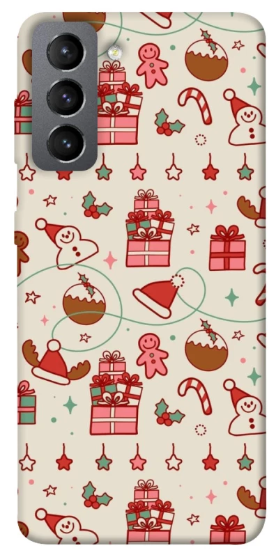 Чехол на Samsung Galaxy S21 FE Новогодний v14 фото 1 из 1