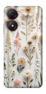 Чохол на ZTE Blade A34 4G Floral design ver.1 фото 1 з 1