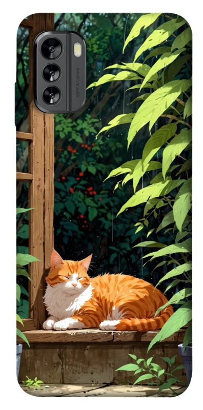 Чехол на Nokia G60 red cat фото 1 из 1