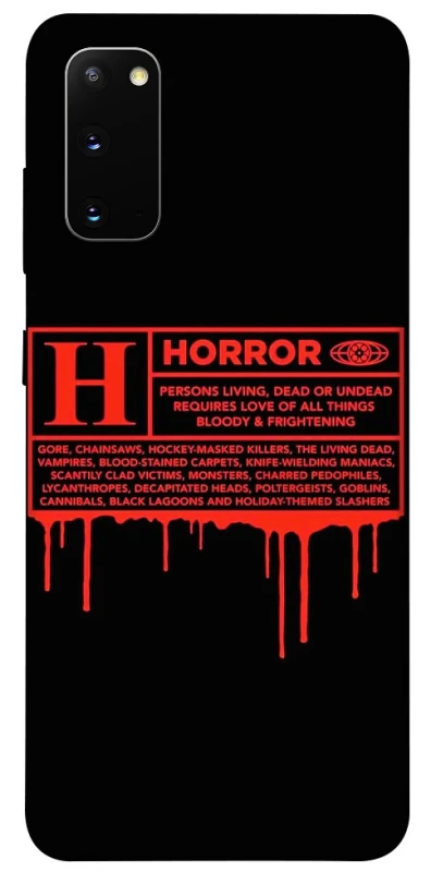 Чехол на Samsung Galaxy S20 Horror Halloween фото 1 из 1