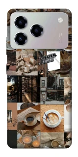 Чохол на ZTE Blade A76 Coffee collage ver.3 фото 1 з 1